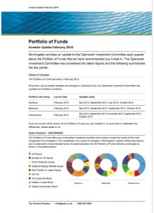 Investor Update - Portfolio of Funds - February 2016